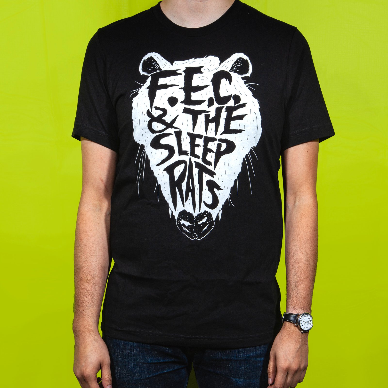 FEC and the Sleep Rats T-Shirt (Black) | of Montreal Merch